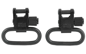 QD SS Uncle Mike's 14032 Super Swivel  made of Steel with Blued Finish, 1" Loop Size &