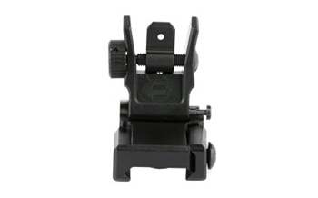 Leapers, Inc. - UTGMNT-955 UTG MNT-955 Low Profile Rear Sight Folding Black for AR-15