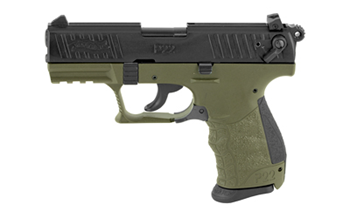 Walther  5120715 WAL P22Q 22LR 3.42" MLTRY GRN 10RD