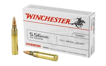 Winchester Ammu  Q3131 WIN USA 5.56 55GR FMJ 20/1000