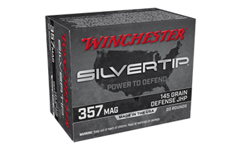 Winchester Ammu SILVERTIP Winchester Ammo W357ST Silvertip  357 Mag 145 gr Silvertip Jacket Hollow Point 2