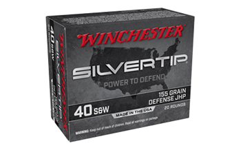 Winchester Ammu SILVERTIP Winchester Ammo W40SWST Silvertip  40 S&W 155 gr Silvertip Jacket Hollow Point 2