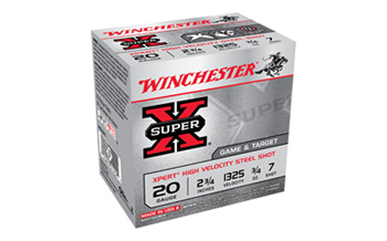 XPERT Winchester Ammo WE20GT7 Super X Xpert High Velocity 20 Gauge 2.75" 3/4 oz 7 Shot