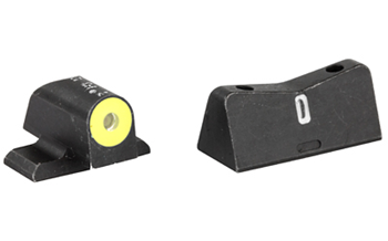 Xs Sights BIGDOTTRITIUMFR XS Sights SI0013S5Y DXT II Big Dot Night Sight Set Tritium Green with Yellow Out