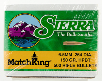 Sierra Bullets 100141 Sierra 1755C MatchKing  6.5 Creedmoor .264 150 gr Hollow Point Boat-Tail (HPBT)