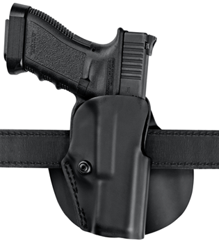100348 Safariland 5198450411 Open Top Concealment  Belt Sig P320 SafariLaminate Black