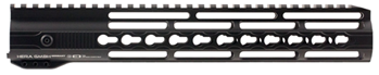 Hera Usa Llc 100482 Hera Arms 110506 IRS Handguard 12" Keymod Style Made of Aluminum with Black Anod