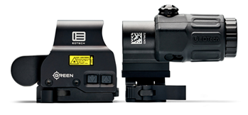 100515 Eotech HHSGRN HHS  Black Anodized 1x 68 MOA Ring/Green Dot Reticle Features Swit