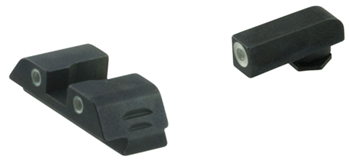 Ameriglo 100814 AmeriGlo GL5113 Classic 3-Dot Night Sight Set Tritium Green White Outline Front