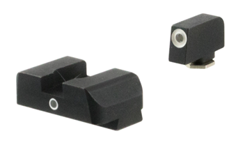 Ameriglo 100818 AmeriGlo GL5101 i-Dot Night Sight 3-Dot Green Tritium with White Outline Front,