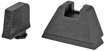 Ameriglo 100827 AmeriGlo GL506 Tall Suppressor Height Sight 3XL Black Front & Rear Black Frame f