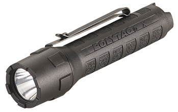 100846 Streamlight 88600 PolyTac X  Black Polymer White LED 35-600 Lumens 205 Meters Ra