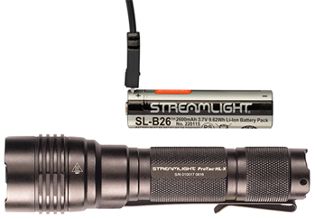 100855 Streamlight 88084 ProTac HL-X USB Black Anodized Aluminum White LED 65-1000 Lume