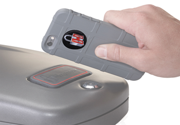 Hornady Mfg Co 1010 Hornady 98168 Rapid Safe RFID Sticker Black