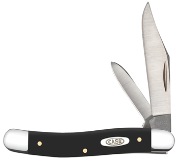 Case & Sons Cut 101007 Case 00220 Jack  Medium 2.50"/1.87" Folding Clip/Pen Plain Mirror Polished Tru-S