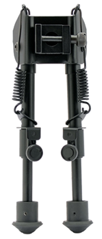Gsm Outdoors 101171 SME SMEBPSPR Shooting  Bipod Black Anodized 6-9" Aluminum
