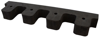 Gsm Outdoors 101177 SME SMEMGR Magnet Gun Rest  Black Foam