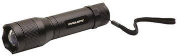 Gsm Outdoors 101184 Cyclops CYCTF1500 Tactical Flashlight  Black Anodized Aluminum White 1500 Lumens