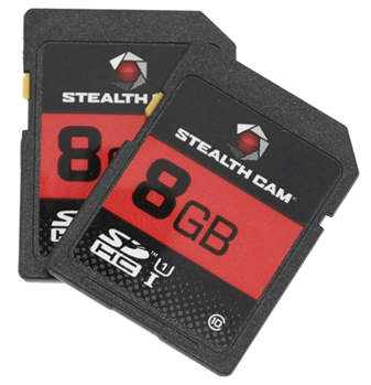 Gsm Outdoors 101195 Stealth Cam STC2SD8GB SD Memory Card  8Gb 2 Per Pack