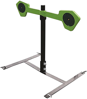 Gsm Outdoors 101221 SME SMEHGS Spinning Target  Handgun Steel Black/Green Circle Illustration Impact