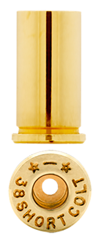 Hsm/hunting Sha 101283 HSM 38EUP100 Unprimed Cases  38 Special Handgun Brass 100 Per Bag