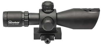 Firefield/sight 101533 Firefield FF13064 Barrage  Matte Black 2.5-10x40mm Illuminated Red/Green Mil-Dot