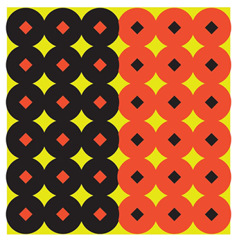 101600 Birchwood Casey 34117 Shoot-N-C  Self-Adhesive Paper Circle w/Diamond Center 432