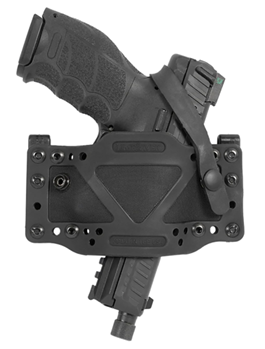 101793 Limbsaver 12504 CrossTech with Secure Strap IWB/OWB Universal Handgun Polymer Bl