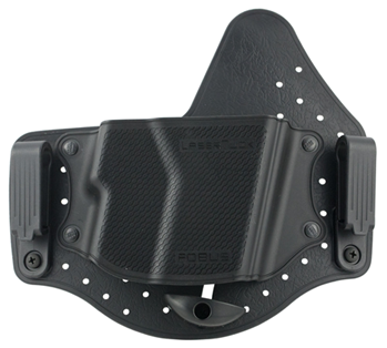102038 Fobus LASERTUCK LaserTuck IWB Compact/Sub-Compact w/Light or Laser Polymer Black