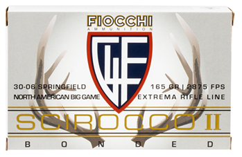 Fiocchi Ammunit 102224 Fiocchi A3006SCA Hyperformance  30-06 Springfield 165 gr Swift Scirocco II Boat-