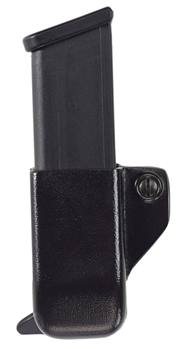 102508 Galco KS24 Single Mag Carrier made of Kydex with Black Finish, Belt Clip & 1.75"