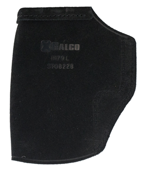 102608 Galco STO822B Stow-N-Go Holster IWB Style made of Leather with Black Finish, Met