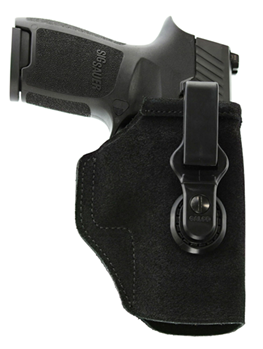 102618 Galco TUC822B Tuck-N-Go 2.0 IWB Style made of Leather with Black Finish & UniCli