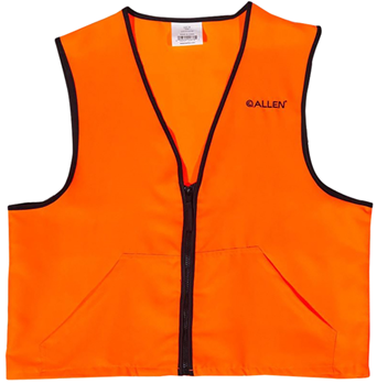 102886 Allen 15765 Deluxe Hunting Vest Medium Orange Polyester