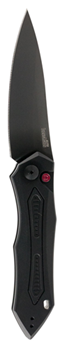 102996 Kershaw 7800BLK Launch 6 3.75" Folding Drop Point Plain Black DLC CPM 154 SS Bla