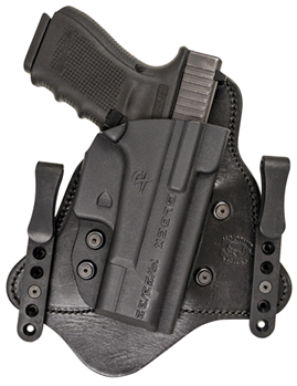 Comp-tac Victor 103549 Comp-Tac  MTAC Premier Black Kydex Holster w/Leather Backing IWB Sprgfld XD-S 3.