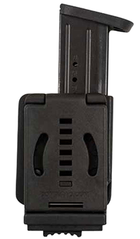 Comp-tac Victor 103579 Comp-Tac C62204000LBKN Single Mag Pouch OWB Style made of Kydex with Black Finis