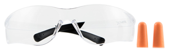 104332 Pyramex PYS2510SDP Zteck Combo 99% UV Rated, Scratch-Resistant Polycarbonate Cle