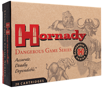 Hornady Mfg Co 1045 Hornady 82682 Dangerous Game  500-416 Nitro Express 400 gr Dangerous Game Solid