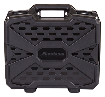Flambeau Outdoo 104689 Flambeau 1511DDP Double Deep Tactical Pistol Case made of Polymer with Black Fin