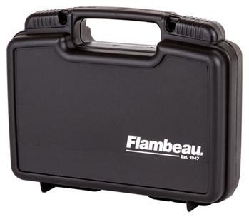 Flambeau Outdoo 104690 Flambeau 6445SC Safe Shot Pistol Case made of Polymer with Black Finish, Egg Cra