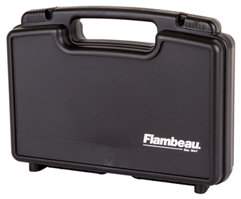 Flambeau Outdoo 104691 Flambeau 6450SC Safe Shot Pistol Case made of Polymer with Black Finish, Egg Cra