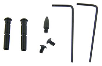 Tacfire 104764 TacFire MAR108 Anti-Walk Pin Set  Black Steel AR-15