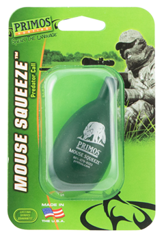 Primos/vista 104806 Primos 304 Mouse Squeeze  Mouse/Rodent Sounds Attracts Predators Green Rubber
