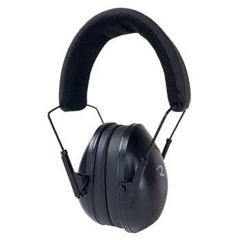 104937 Radians CSE40BX Tactical Lowset Passive Muff 21 dB Over the Head Black Ear Cups