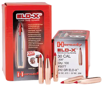 Hornady Mfg Co 1050 2840 HRNDY ELD-X 7MM .284 162GR 100CT