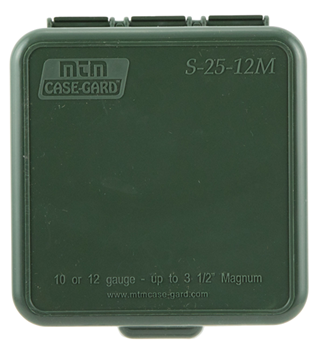 Mtm Molded Prod 105523 MTM Case-Gard S25-12M-11 Dual Gauge Shotshell Case Multi-Gauge Shotgun Forest Gr