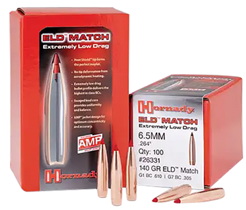 Hornady Mfg Co 1057 28403 HRNDY ELD-M 7MM .284 162GR 100CT