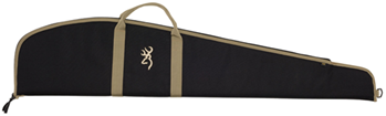 106203 Browning 1410049244 Plainsman Rifle Case 44" Black with Tan Trim 600D Polyester