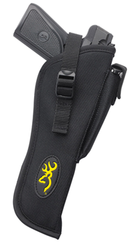 106230 Browning 12902012 Buck Mark with Mag Pouch Belt Browning Buckmark Nylon Black